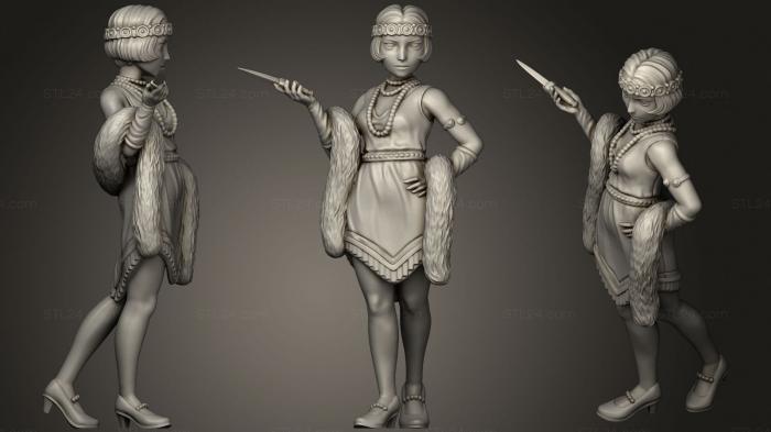Figurines of girls (ARTIS, STKGL_0537) 3D models for cnc
